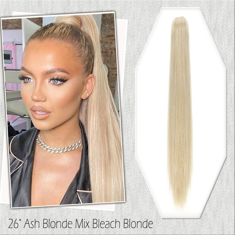 Fake Ponytail Clip-In Hair Extension Thick Natural Look 14 Inches