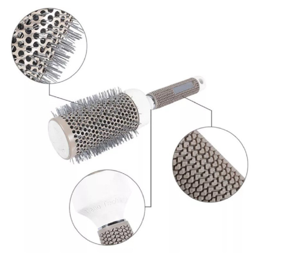 Ionic Ceramic Round Hair Brush for Blow Drying and Styling