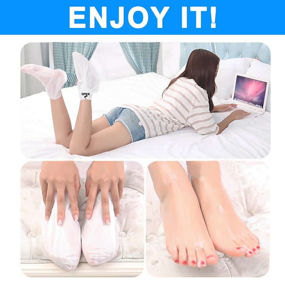 2-Pairs Foot Peel Masks for Soft Feet, Exfoliating Dead Skin & Callus