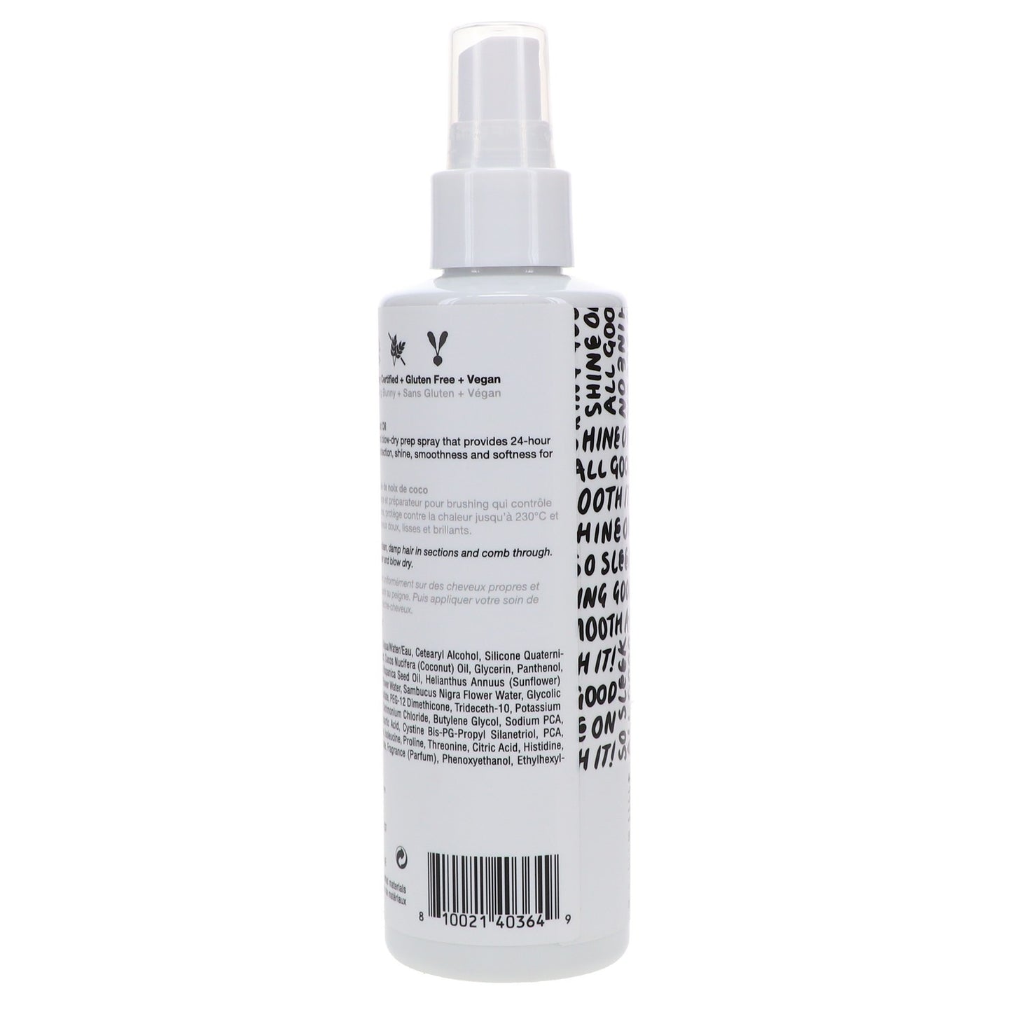 Hair Primer & Heat Protectant Spray - 4-in-1 Detangler Frizz Control 7 oz