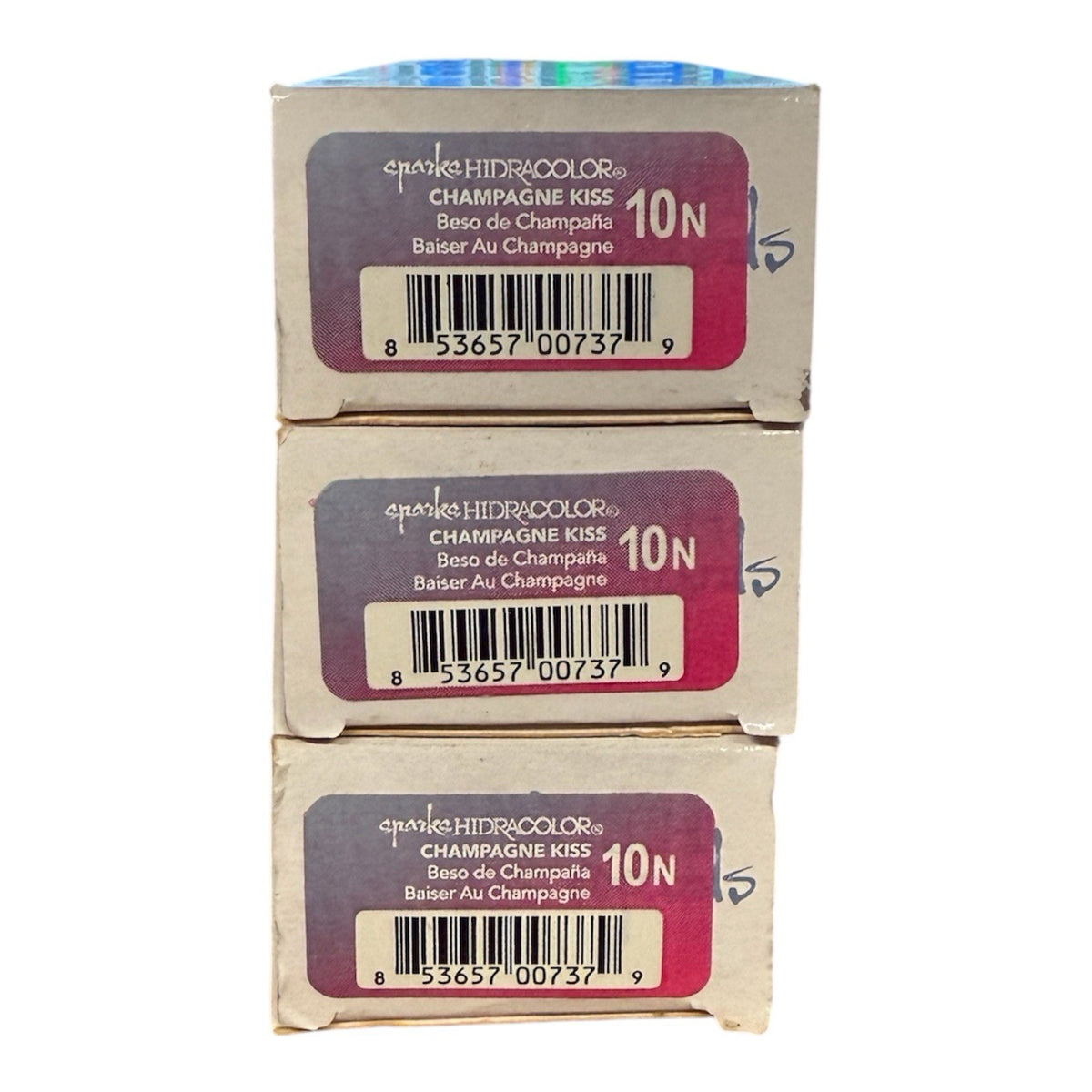 Permanent Hair Color Cream 10N Champagne Kiss - 3 oz (3-Pack)
