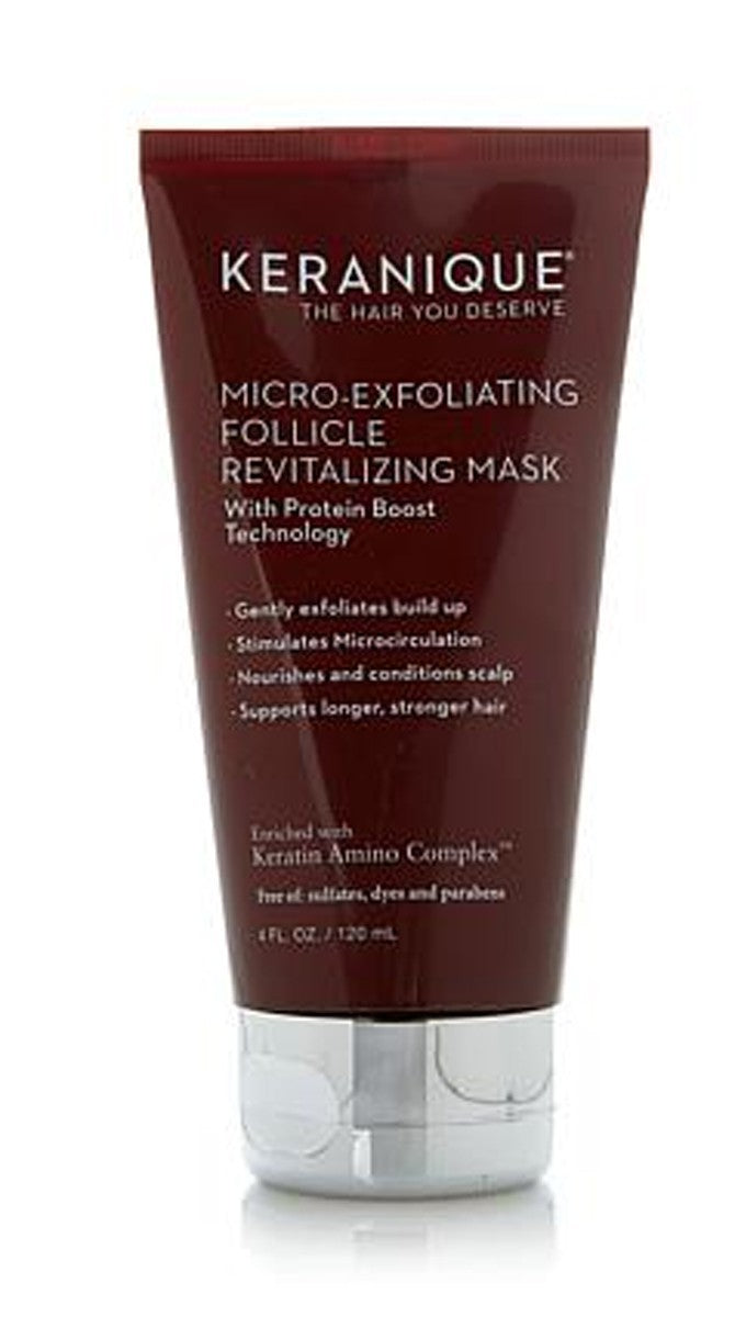 Keranique Scalp Exfoliating Hair Mask - Follicle Revitalizing Deep Treatment 4 Oz