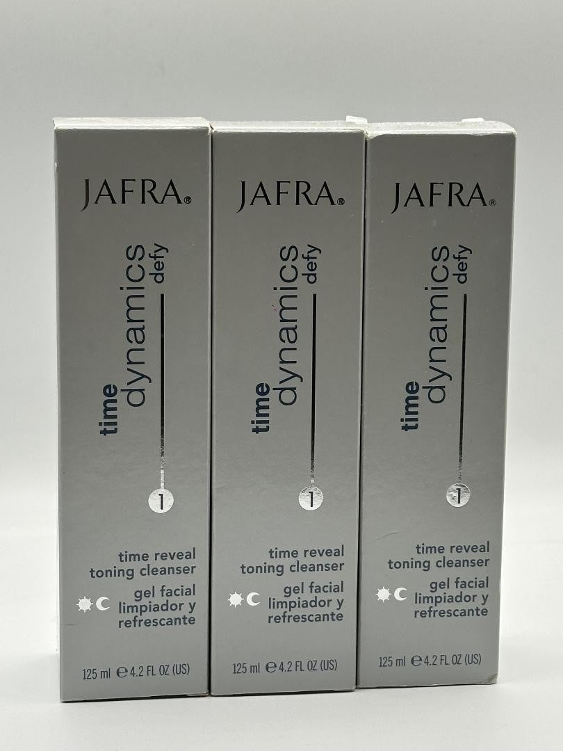 JAFRA Time Dynamics Defy Toning Facial Cleanser 125ml - Pack of 3
