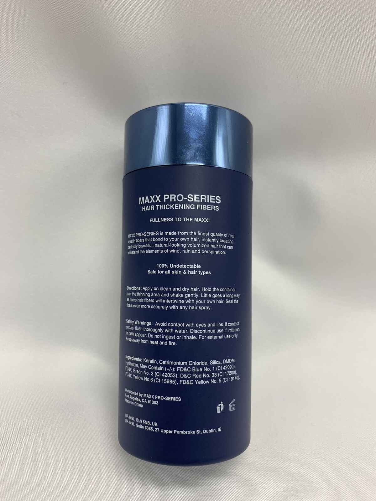MAXX PRO SERIES Volumizing Hair Fibers with real Keratin DARK BROWN
