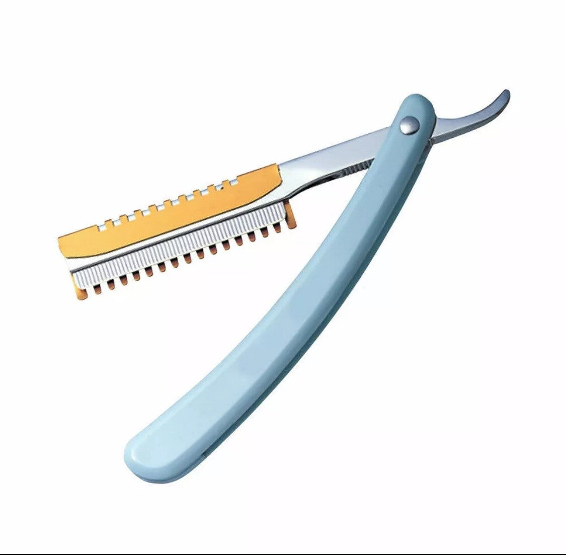 FEATHER CUT STAINLESS X 100PCS BLADE HAIR STYLING RAZOR THINNING