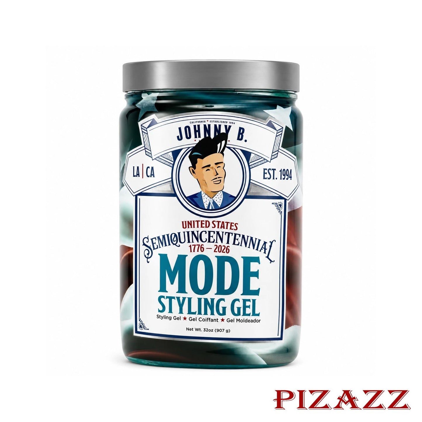 Strong Hold Hair Styling Gel 32 oz High Shine Hydrating & Flake-Free
