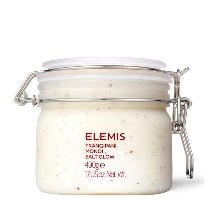 Elemis Frangipani Monoi Salt Glow Body Scrub 490 g 17 oz New Sealed