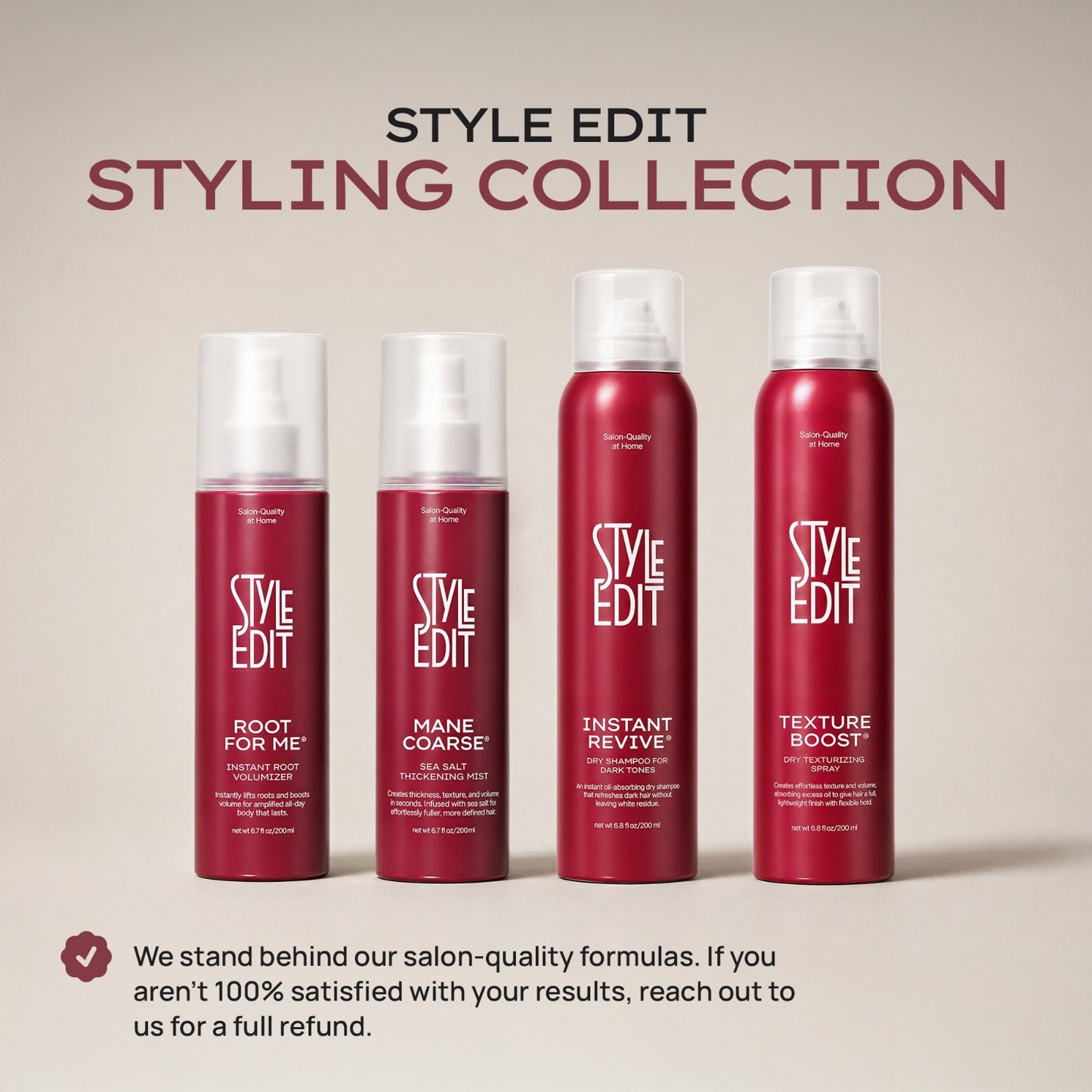 Dark Tones Dry Shampoo - Color Blending, Oil Absorbing, No White Cast