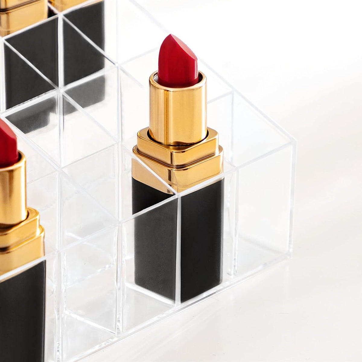 Lipstick Holder 24 Slot Clear Acrylic Makeup Organizer