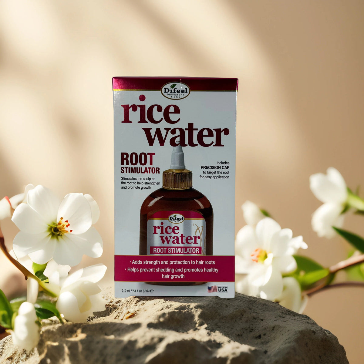 Rice Water Hair Growth Serum for Scalp Nourishment & Follicle Support - 7.1 fl oz