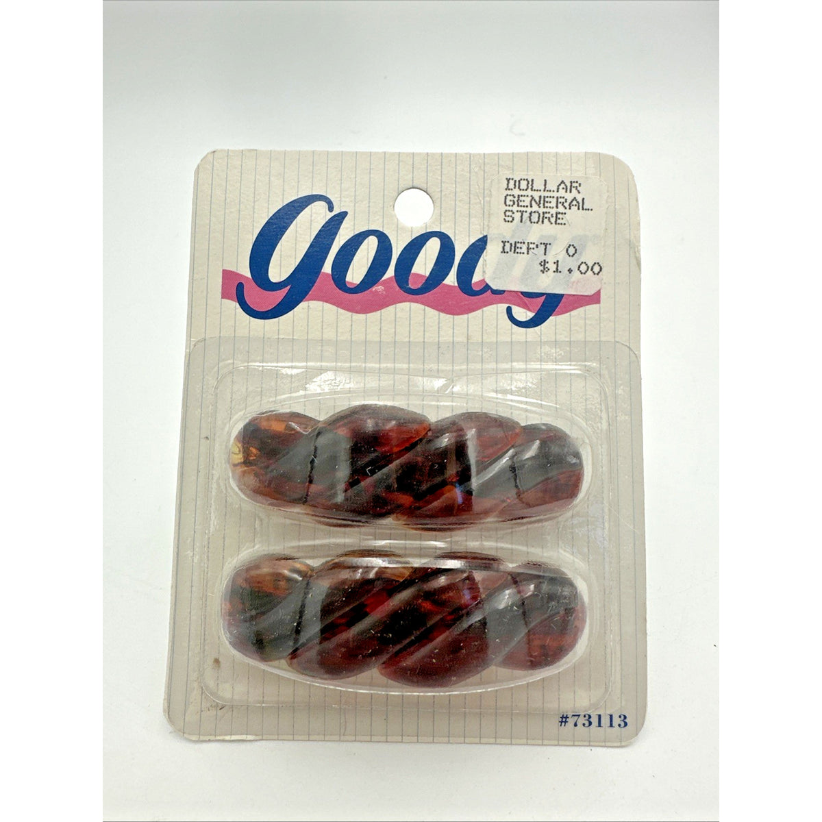 Vintage Rare Goody 2 Clip Hair Barrettes 1993 USA #73113