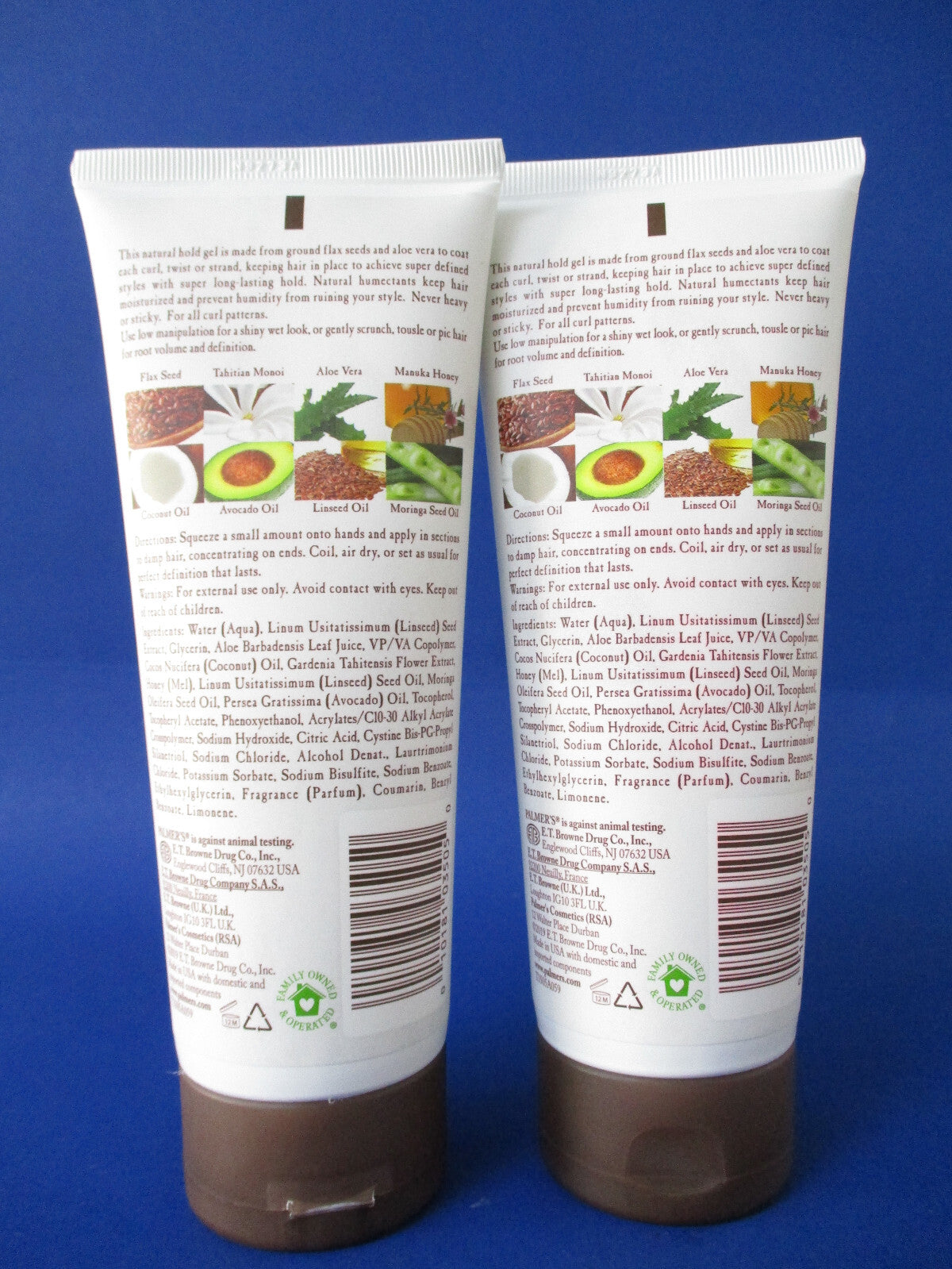 Palmer's Coconut Oil Flax Seed Gel 7 oz - Natural Hold, Pack of 2