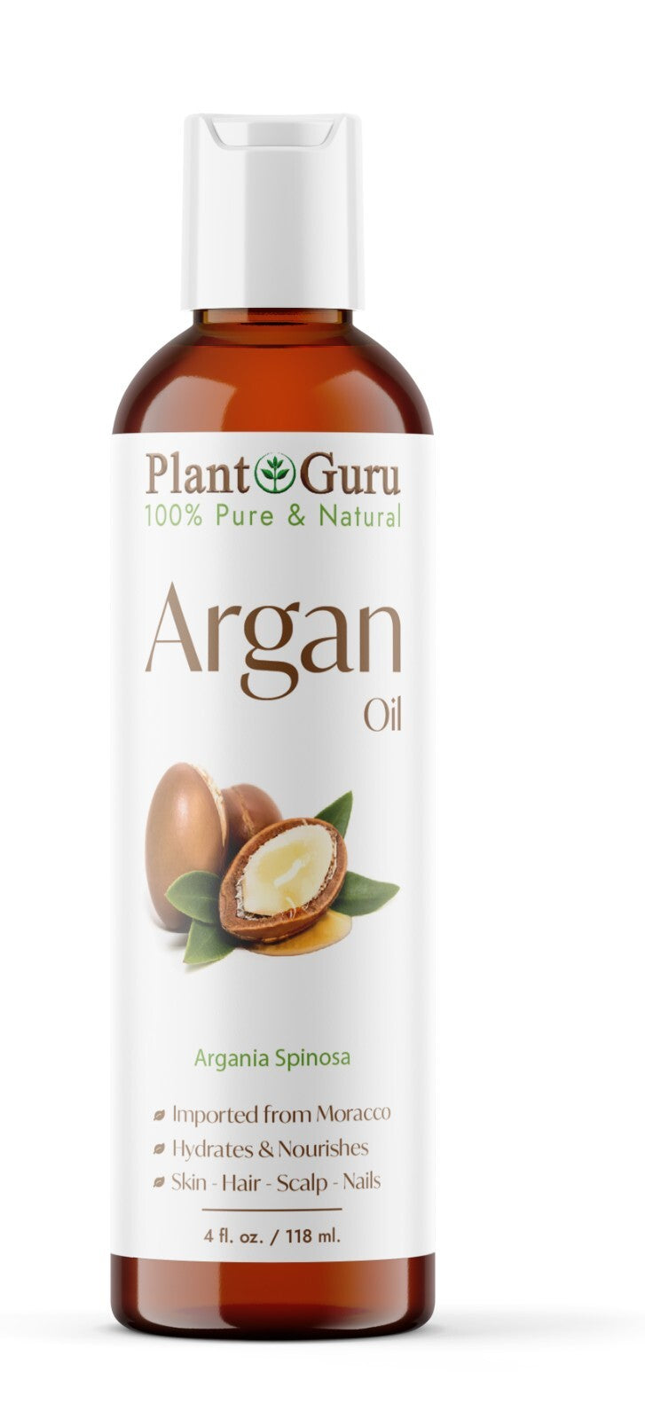 Pure Moroccan Argan Oil for Hair and Skin - Unrefined Cold Pressed Natural Oil
