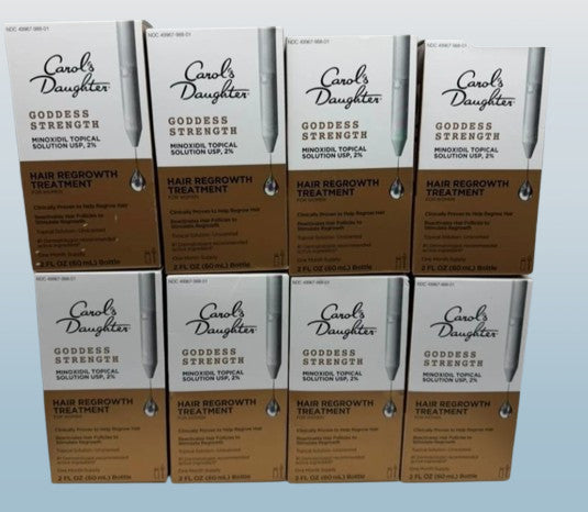 Goddess Strength Hair Regrowth Treatment & 7-Blend Hair Serum Set - Nourish & Revive