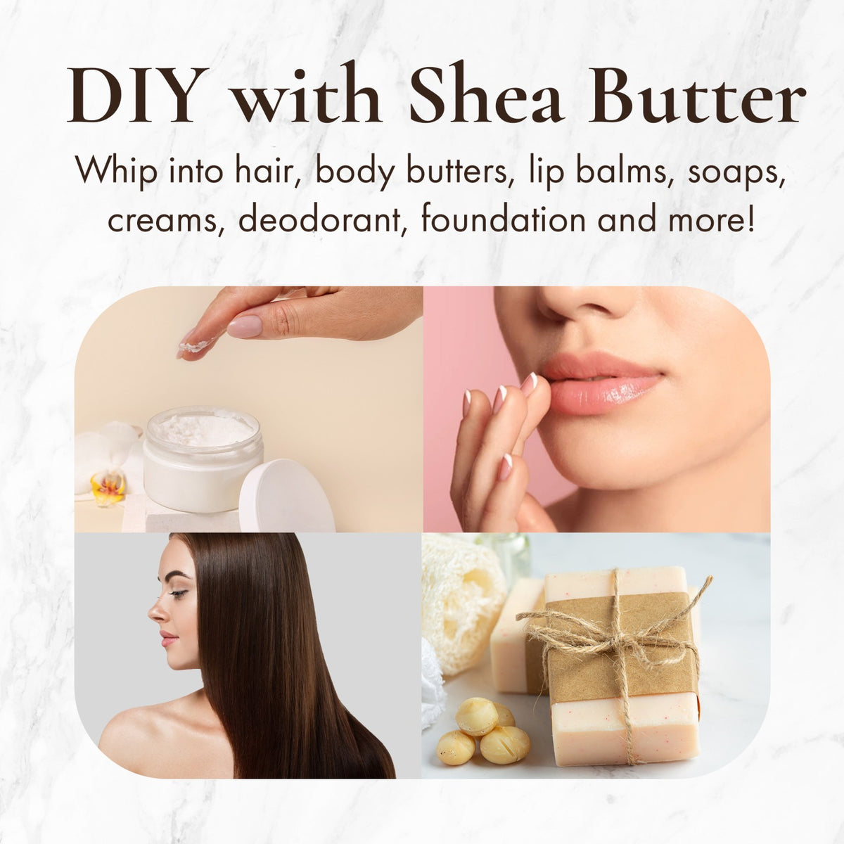 Shea Butter 5 lb Bucket - Yellow, Cosmetic Grade