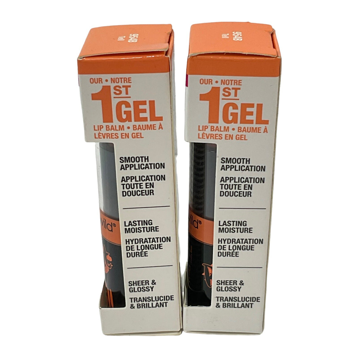Moisturizing Tinted Lip Balm Gel Set - Sheer Peach 2-Pack
