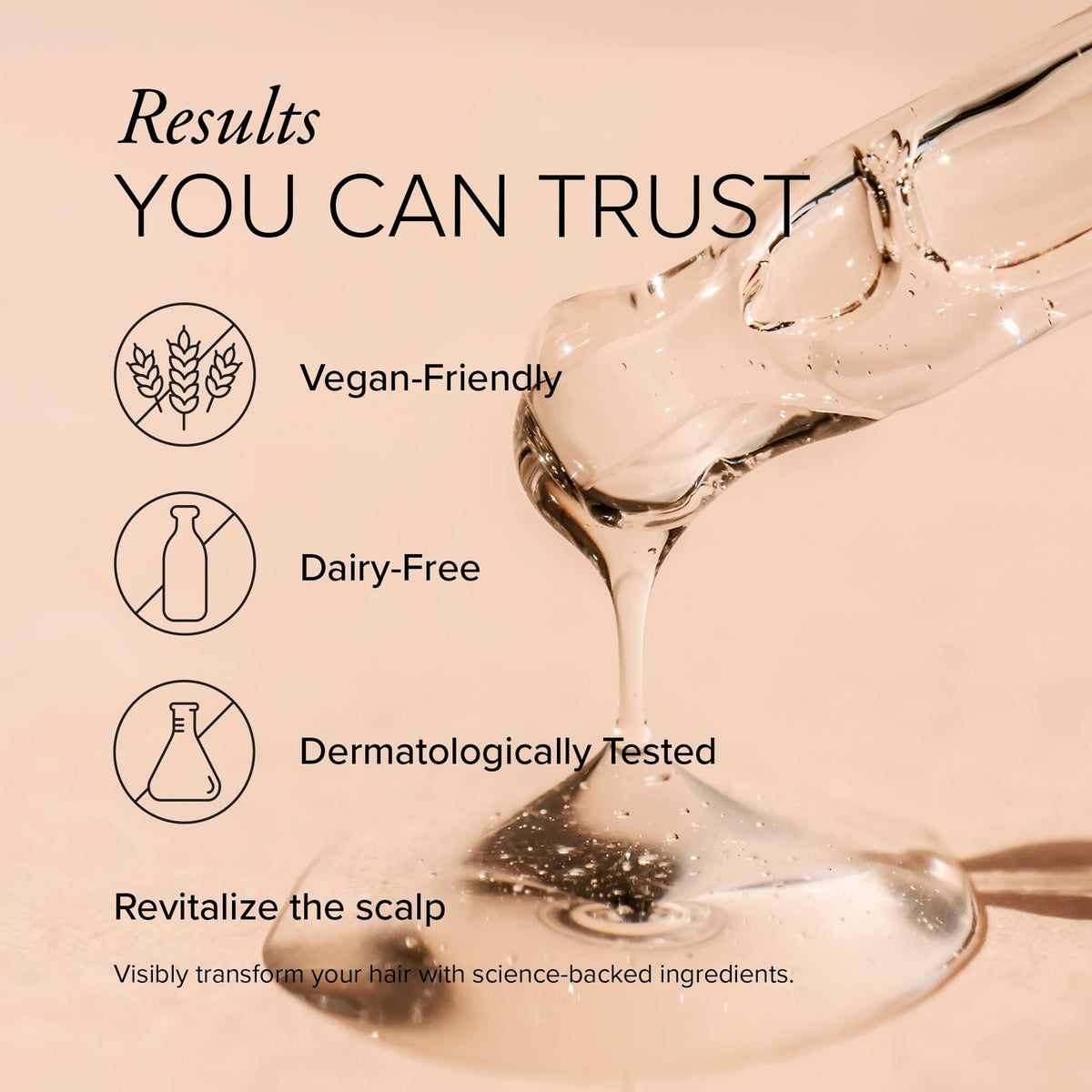 Advanced Hair Thickening Serum | Peptide Thicker Fuller