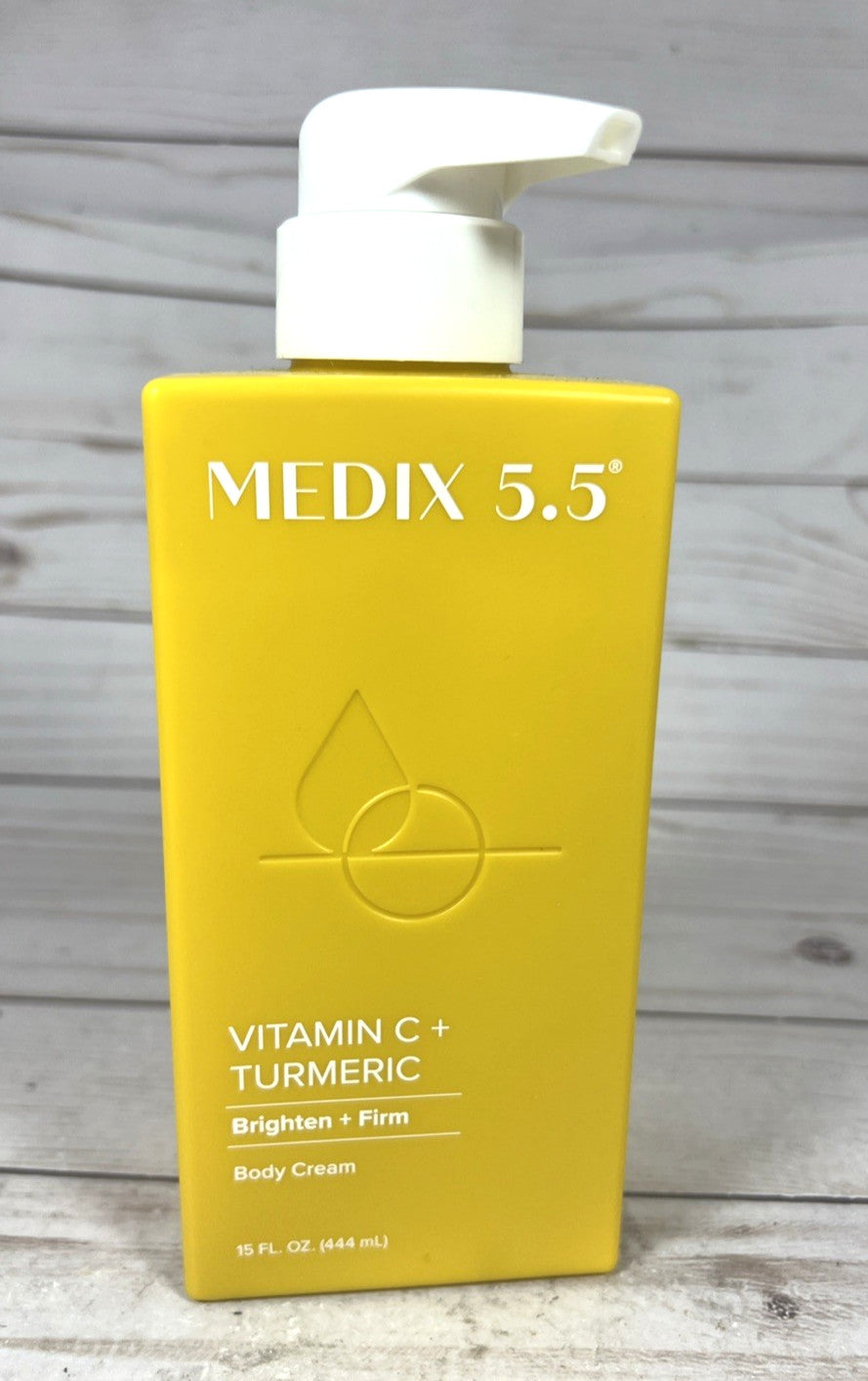 MEDIX 5.5 Vitamin C + Turmeric Brighten Firm Body Cream 15oz (2Pack)