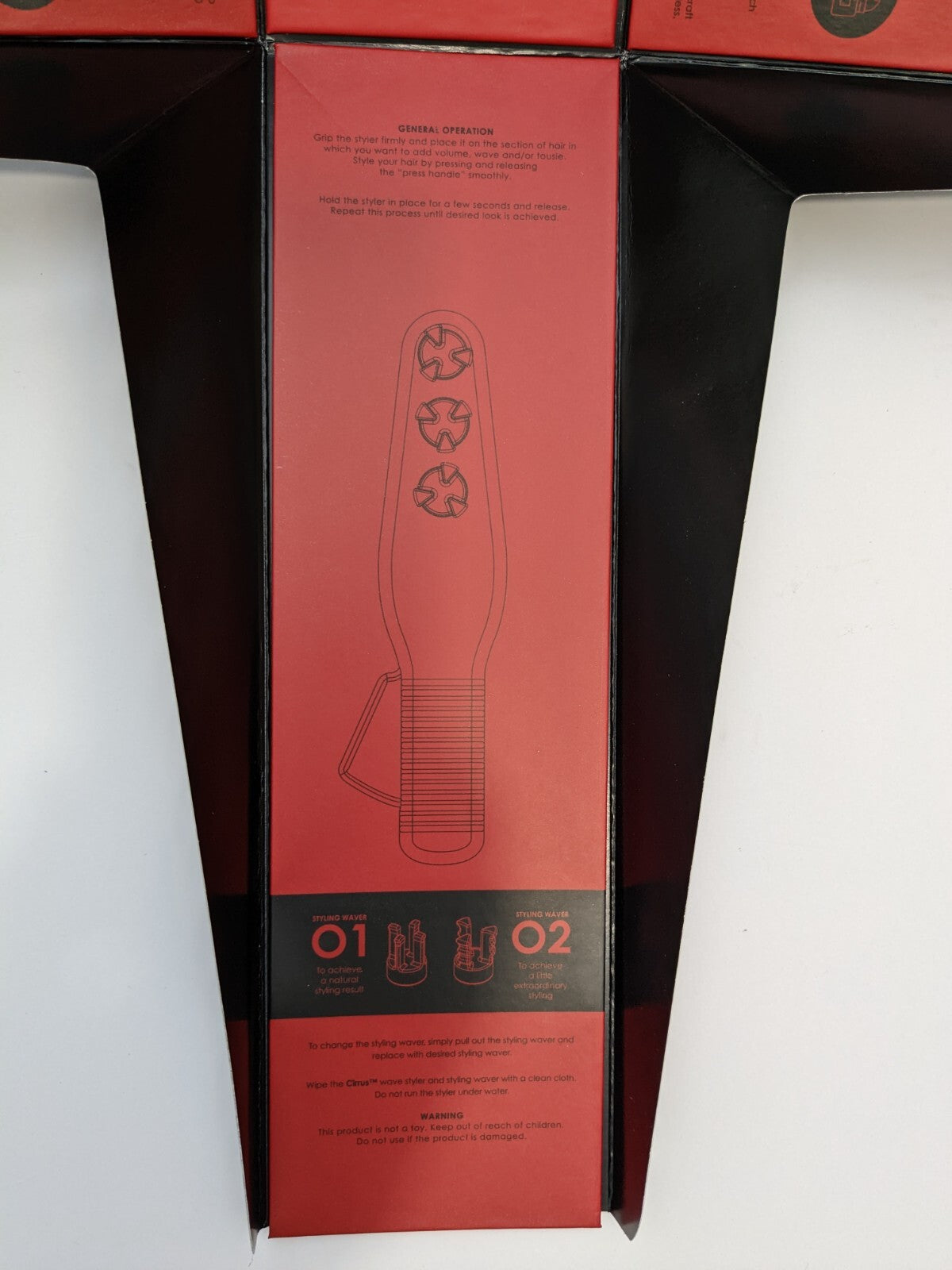 Cordless Hair Volumizer and Wave Styler - No Heat or Electricity