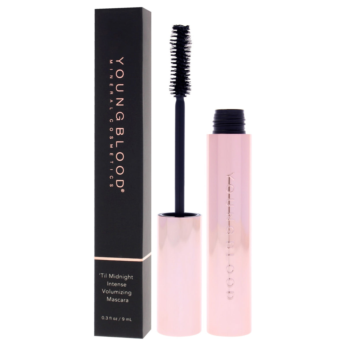Volumizing Black Mascara with Hourglass Wand - 0.3 oz