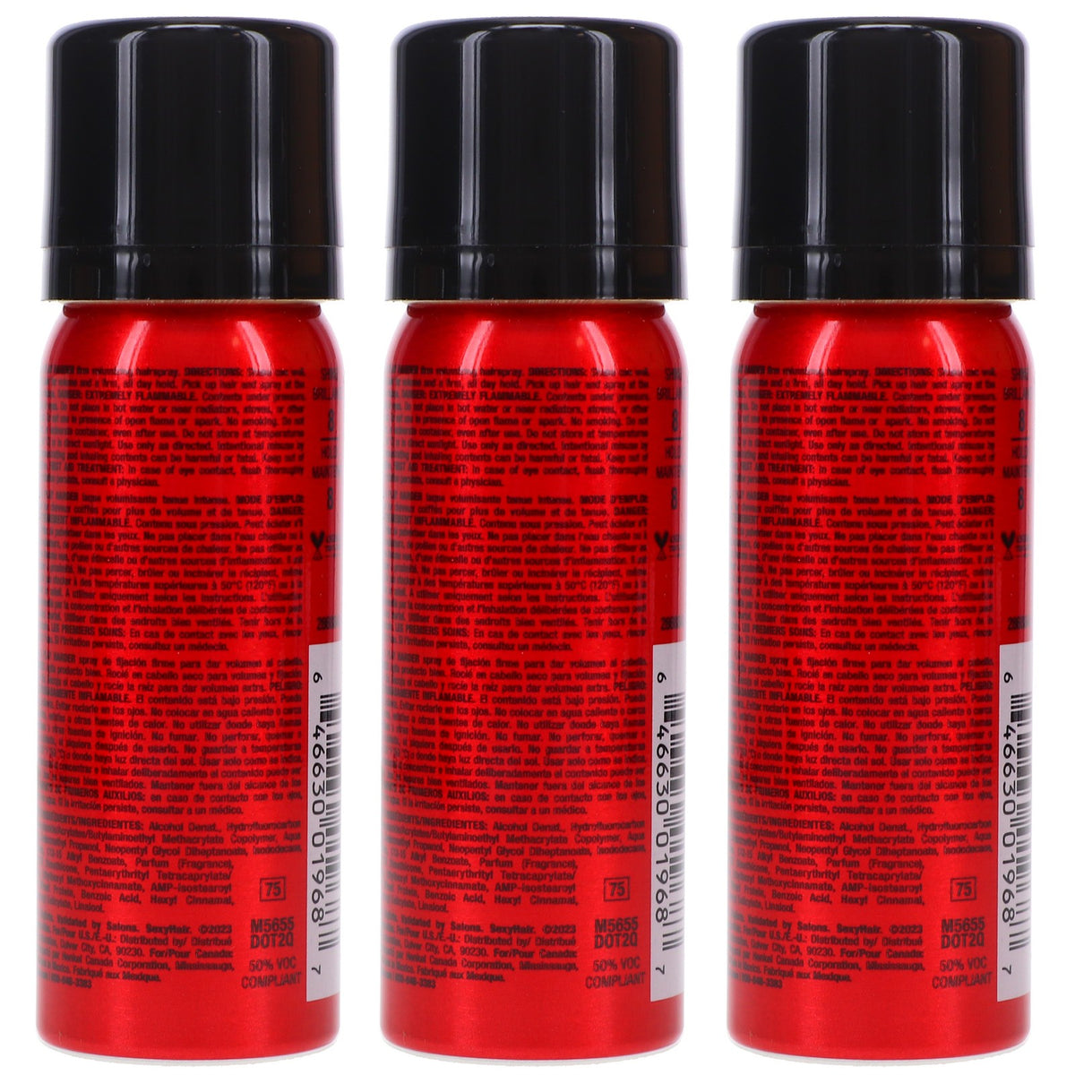 Volumizing Hair Spray - Firm Hold, Humidity-Resistant, 3 Pack, 1.5 oz