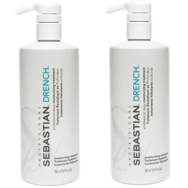 Deep Moisturizing Hair Treatment - Drench by Sebastian, 2 Pack 16.9oz