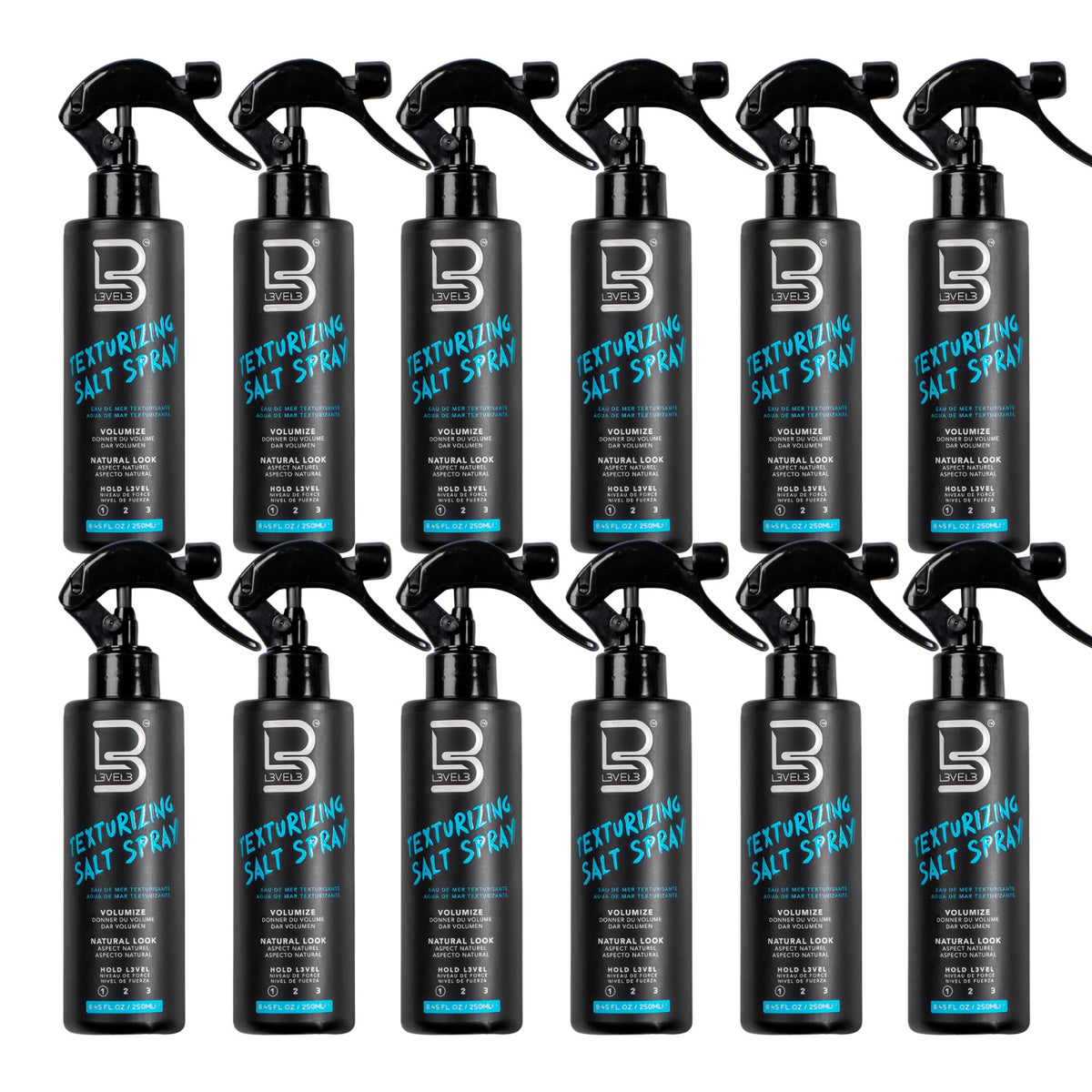 Texturizing Salt Spray for Hair - Volumize & Add Natural Look - 12 Pack 8.45 fl oz