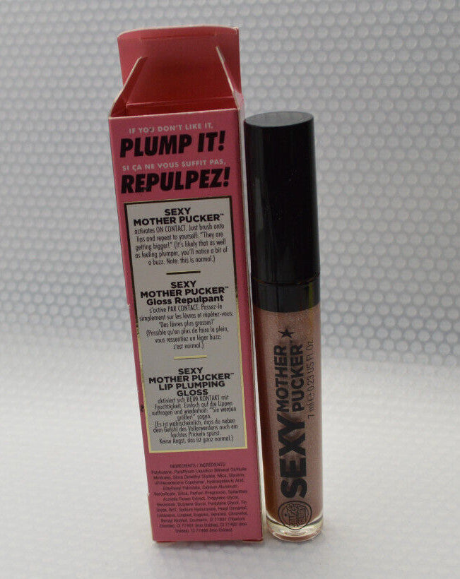 Lip Gloss with Plumping Effect - 0.23 fl oz / 7 ml, Multiple Shades