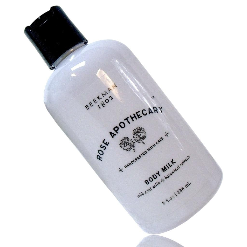 Beekman 1802 Rose Apothecary Body Milk Lotion, Goat Milk, 8 oz (2-Pack)