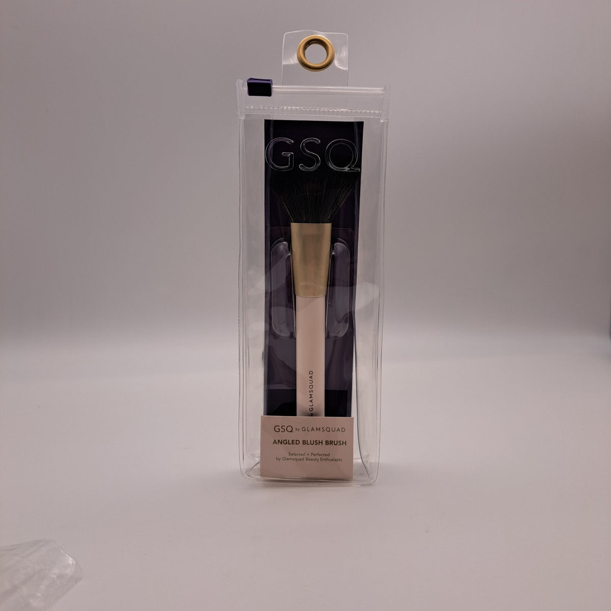 Angled Makeup Brush - Synthetic Fiber Blush Brush for Contouring