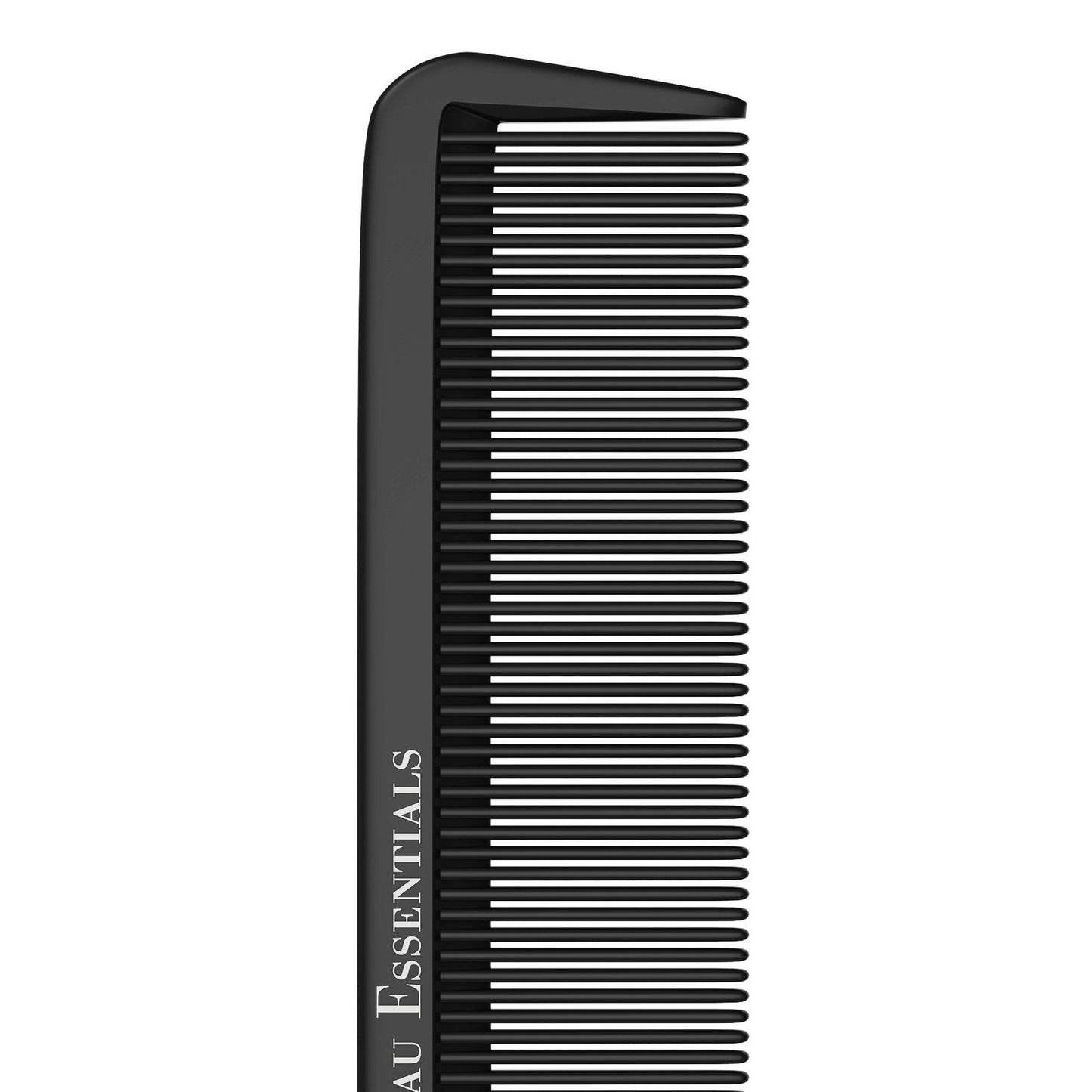 Professional 8.8 Inch Tail Comb with Carbon Fiber & Stainless Steel Pin Tail - Salon Quality