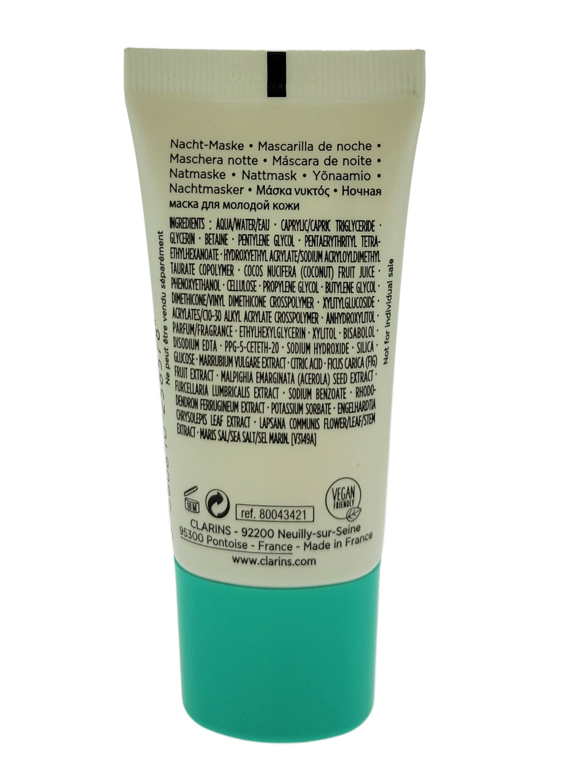 Clarins Re-Charge Relaxing Sleep Mask 15ml Sample