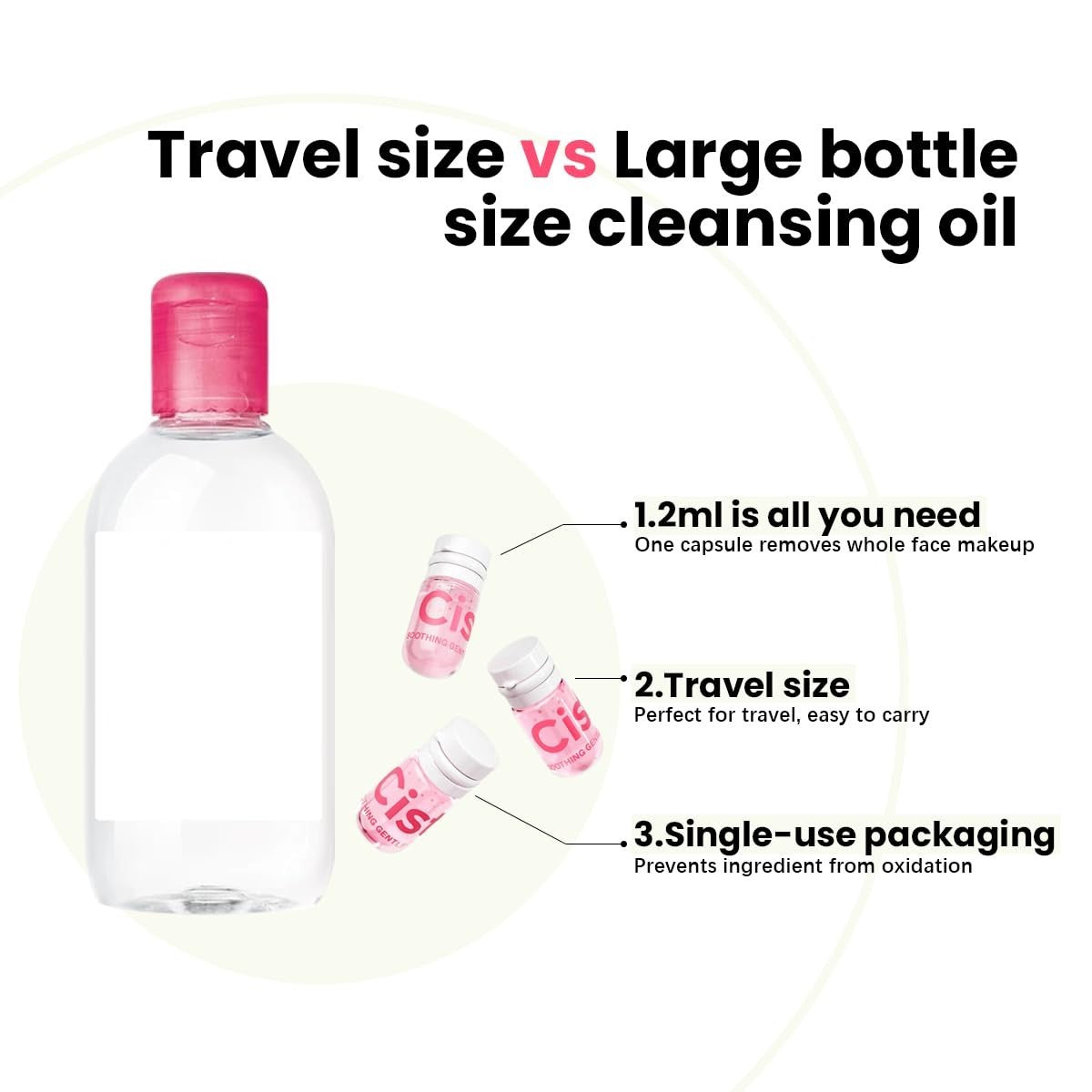 Natural Cleansing Oil for Makeup Removal with Jojoba - Gentle & Hydrating