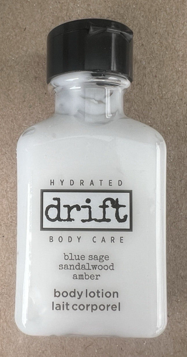 15 Bottles Drift Hydrated Body Care LOTION Travel / Hotel Size 1oz in