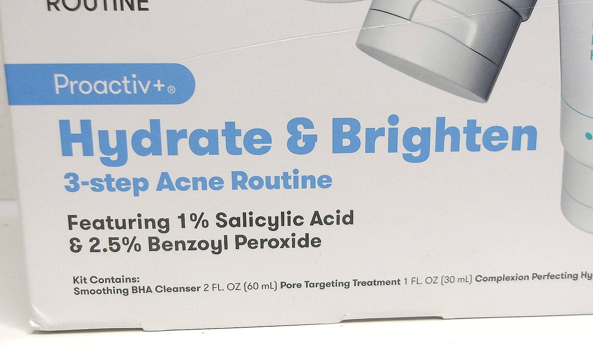 Proactiv+ Hydrate & Brighten Acne Treatment 3-Step Routine for Dry Skin