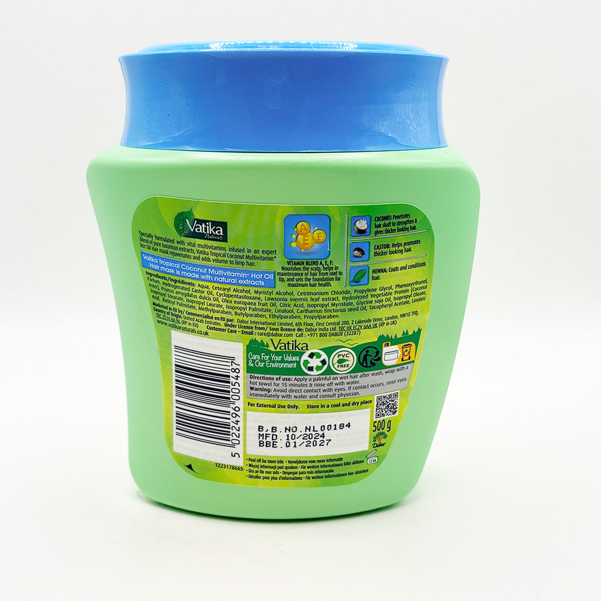 Multivitamin Hot Oil Hair Mask 500g - Nourishing Strengthening Treatment