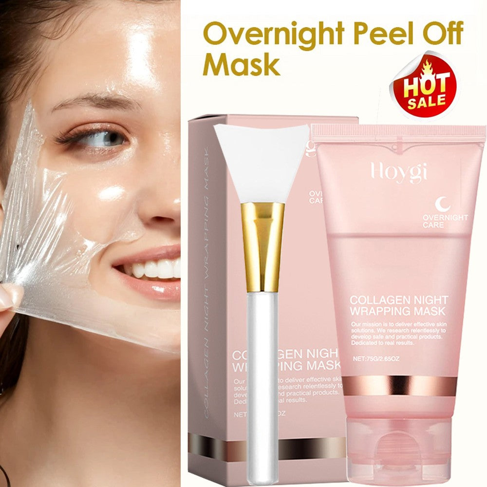 Collagen Overnight Wrapping Mask + Brush - Hydrating, Firming