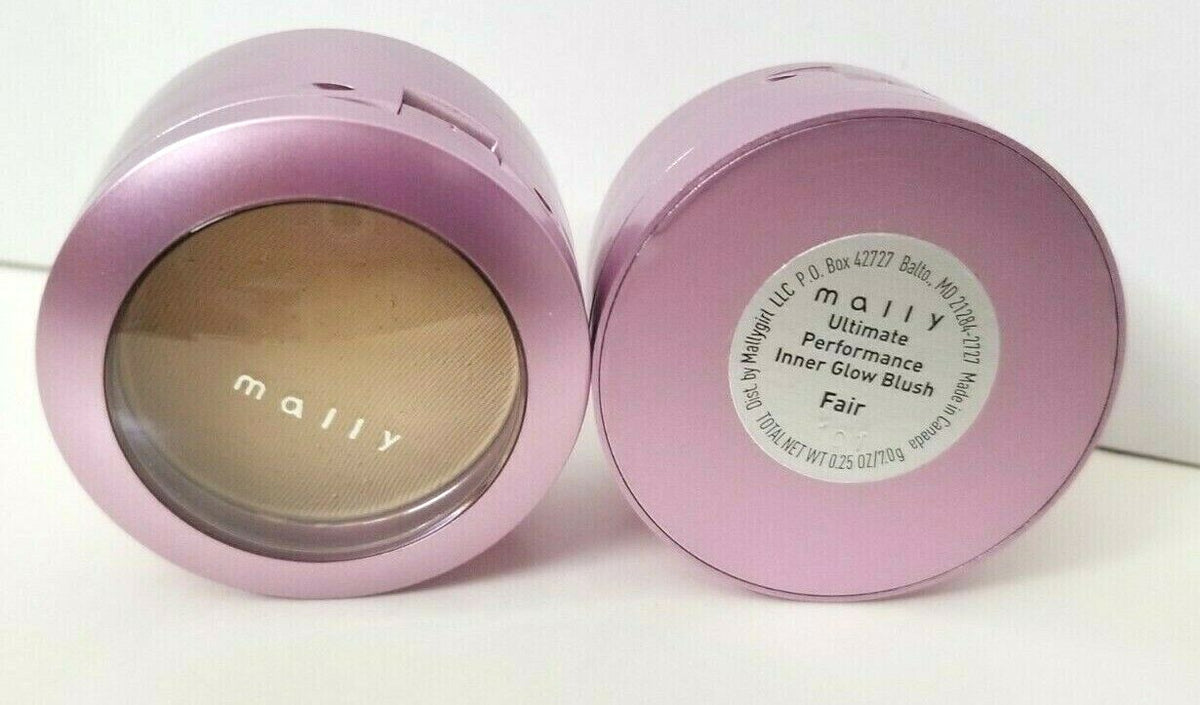 2 Pack Mally Inner Glow Blush - Natural Finish, 0.25 oz Each