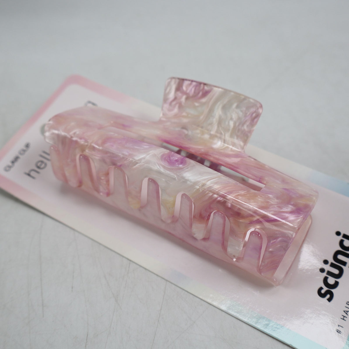 2 PACK Scunci By Conair Hello Spring Collection Claw Clips