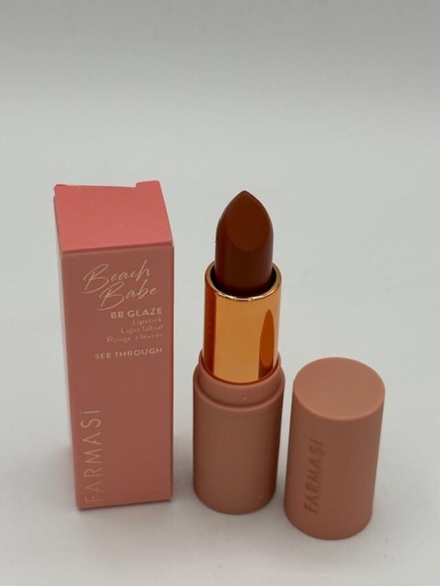 Farmasi BB Glaze Beach Babe Lipstick - Sheer, Moisturizing Lip Gloss