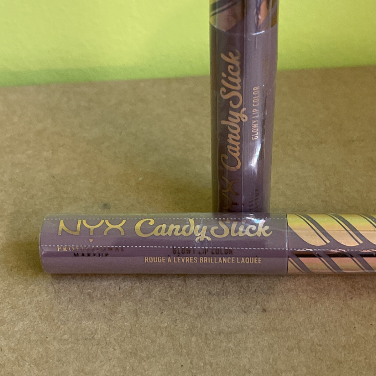 Lot of 2 Lip Gloss Set - Candy Slick Glowy Lip Color - S’more Please