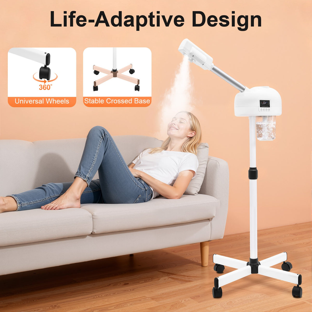 Facial Steamer with Ozone - Professional Skin Care Tool