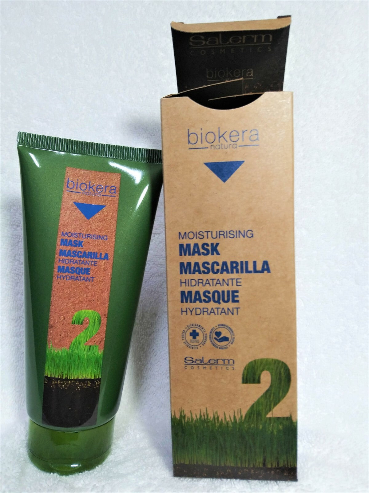 Moisturizing Hair Mask for Dry Hair - Salerm Biokera Natura 200ml