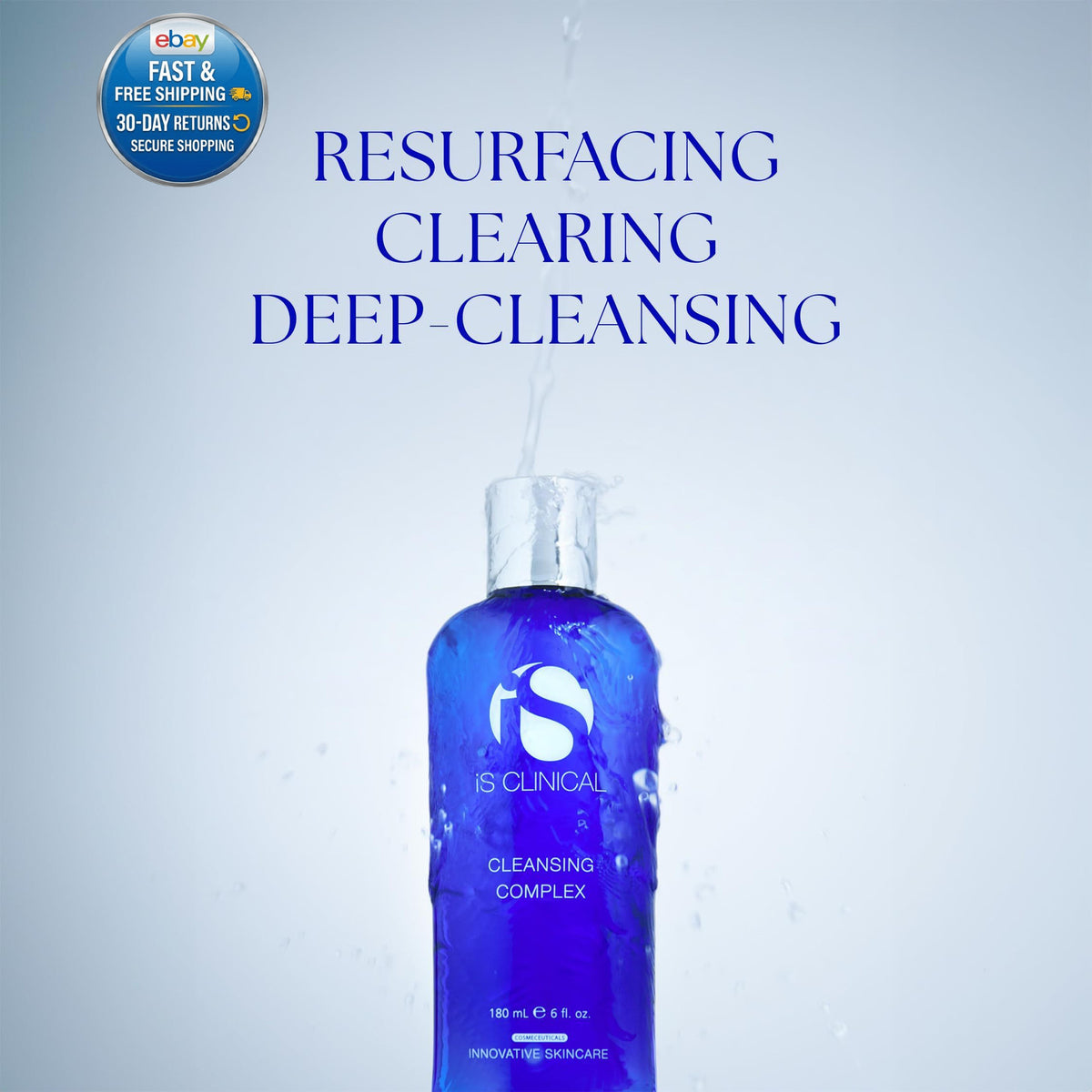 Gentle Facial Cleanser Gel - Lightweight, Deep Pore Cleansing, 6 Fl Oz
