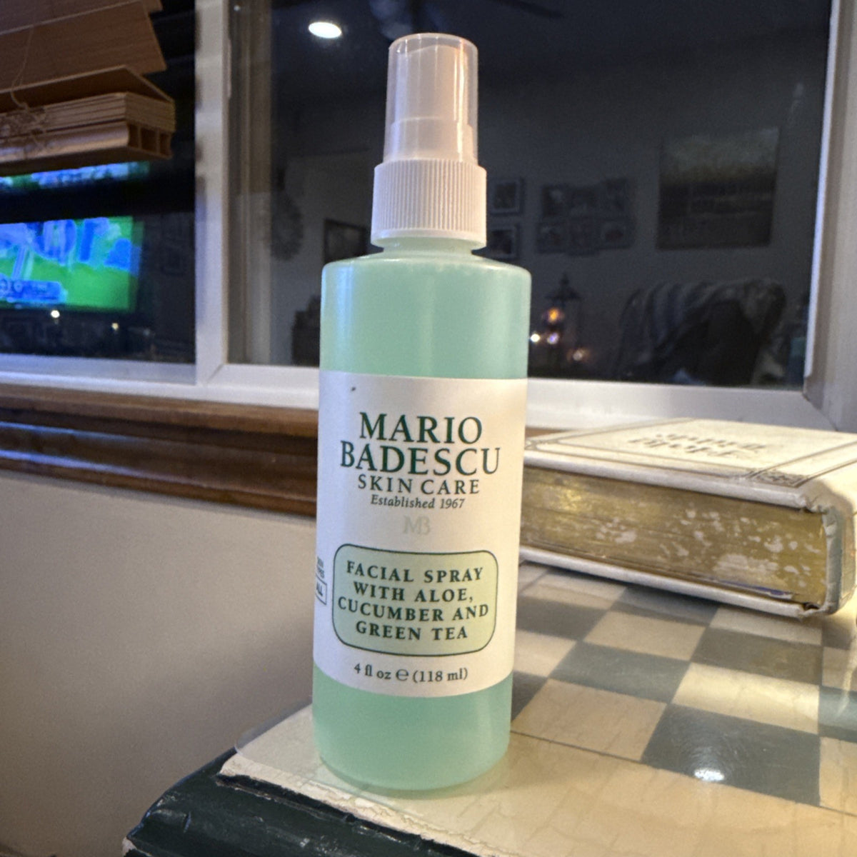 Facial Spray with Aloe, Cucumber & Green Tea - 4oz Hydrating Mist