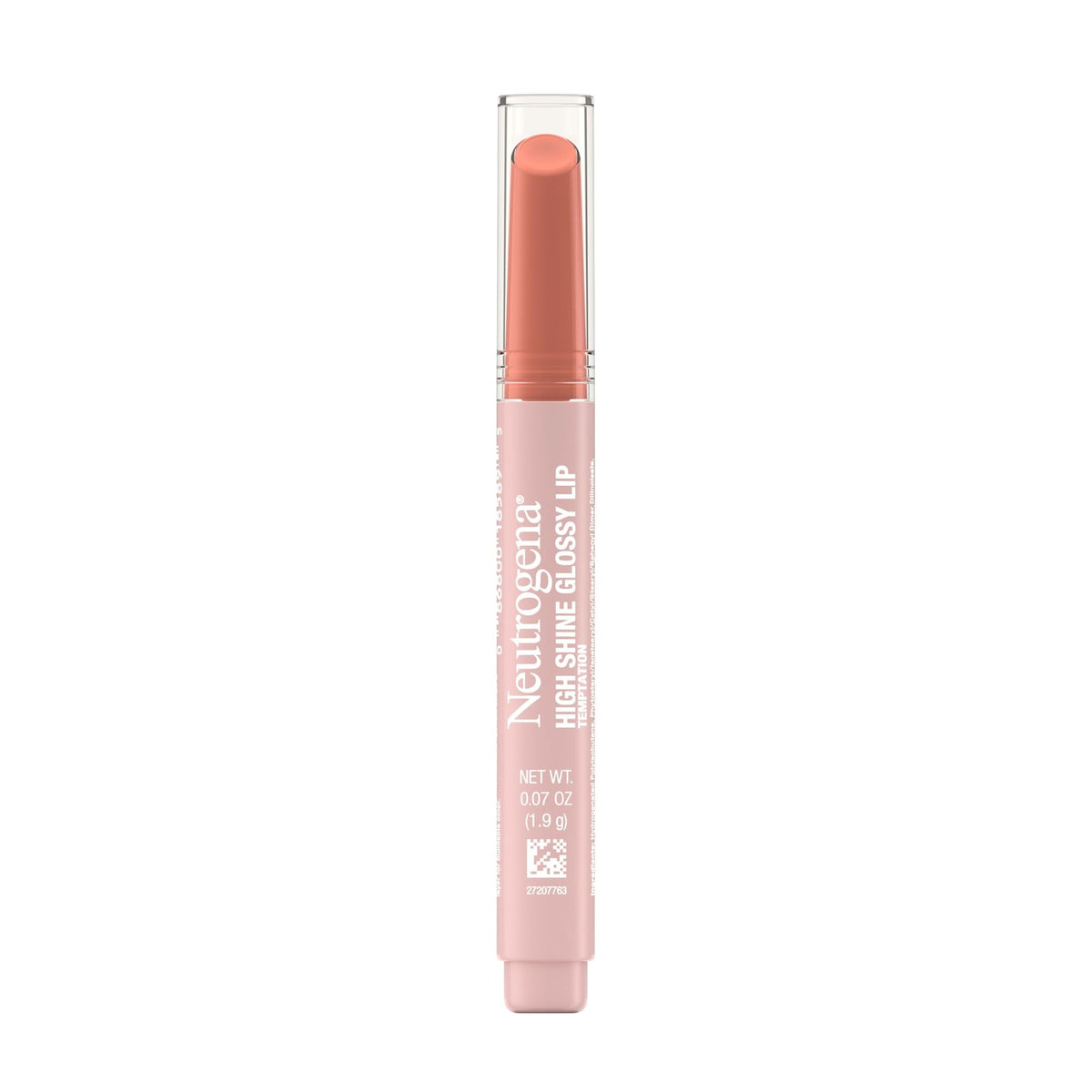 High Shine Glossy Lip Balm in Temptation - Nourishing Lip Gloss & Color