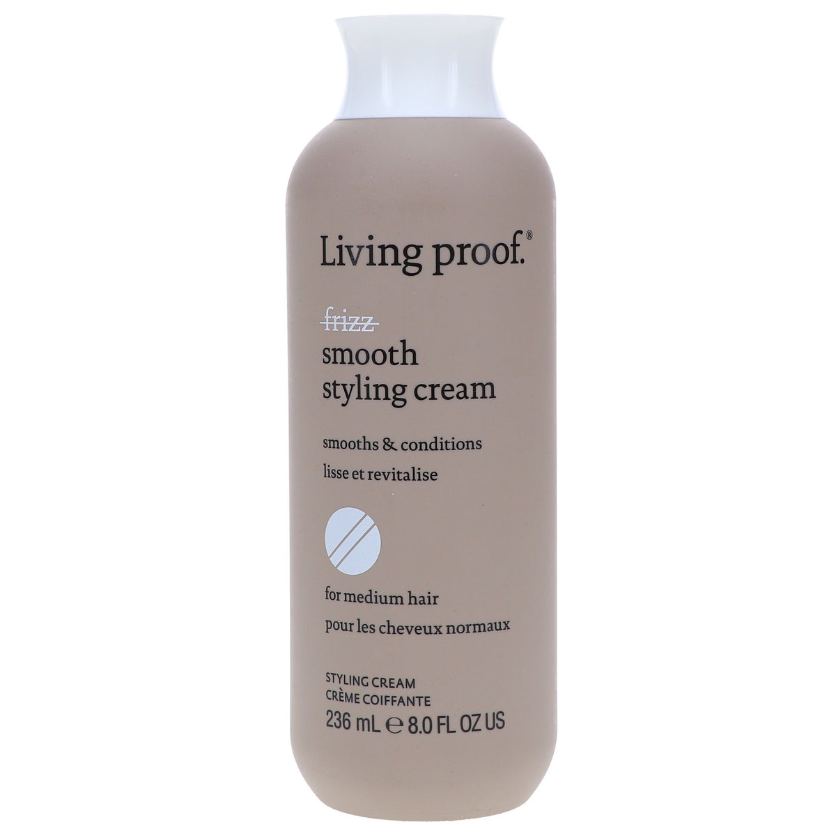 Hair Styling Cream for Frizz Control and Shine - 8 oz
