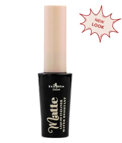 Italia Deluxe Matte Waterproof Liquid Eyeliner Set (3pcs) - Black