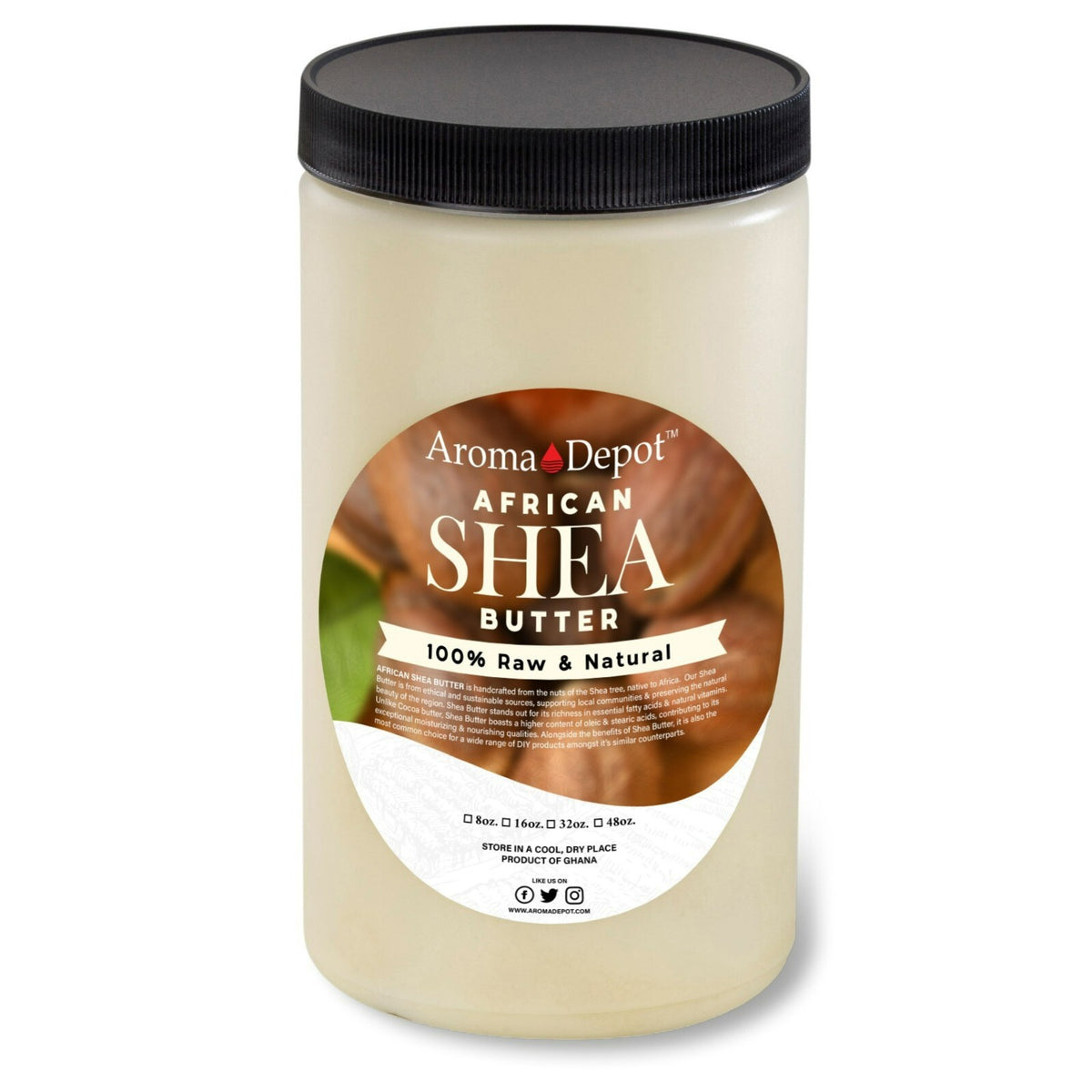 Raw Ivory Shea Butter - Unrefined African Grade A