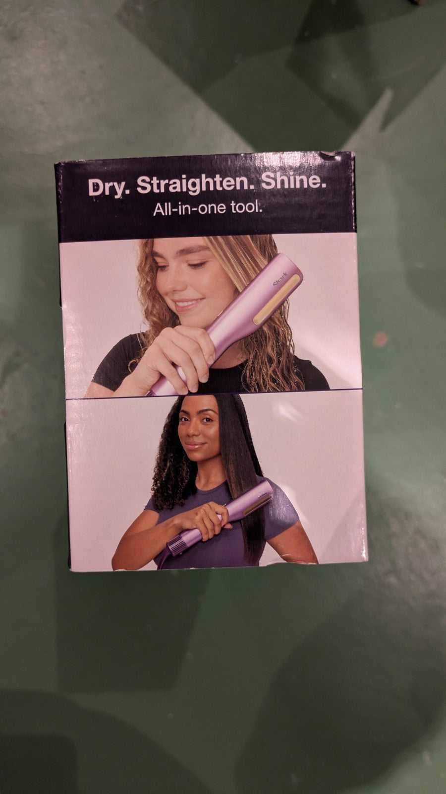 Shark SilkiPro Wet to Dry Straightener with Rapid Blow Dryer Plum Satin